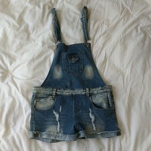 Overall Shorts